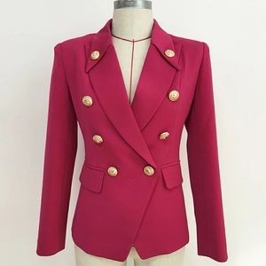 Pink Slim Fit Blazer
